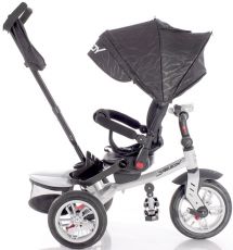 Дитячий триколісний велосипед Lorelli Speedy Air Grey & Black